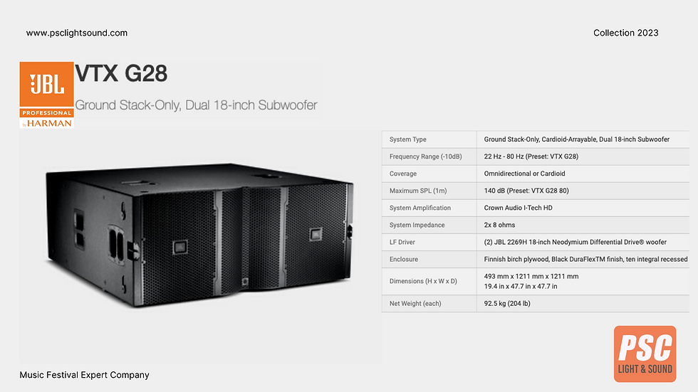 JBL VTX G28