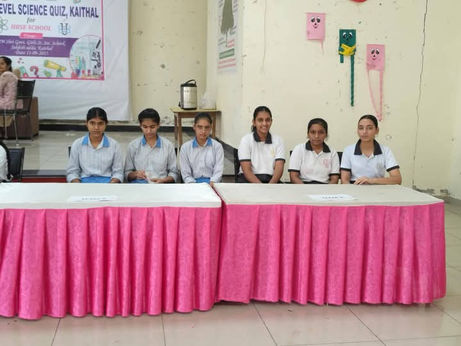 District Level Science Quiz ,Kaithal