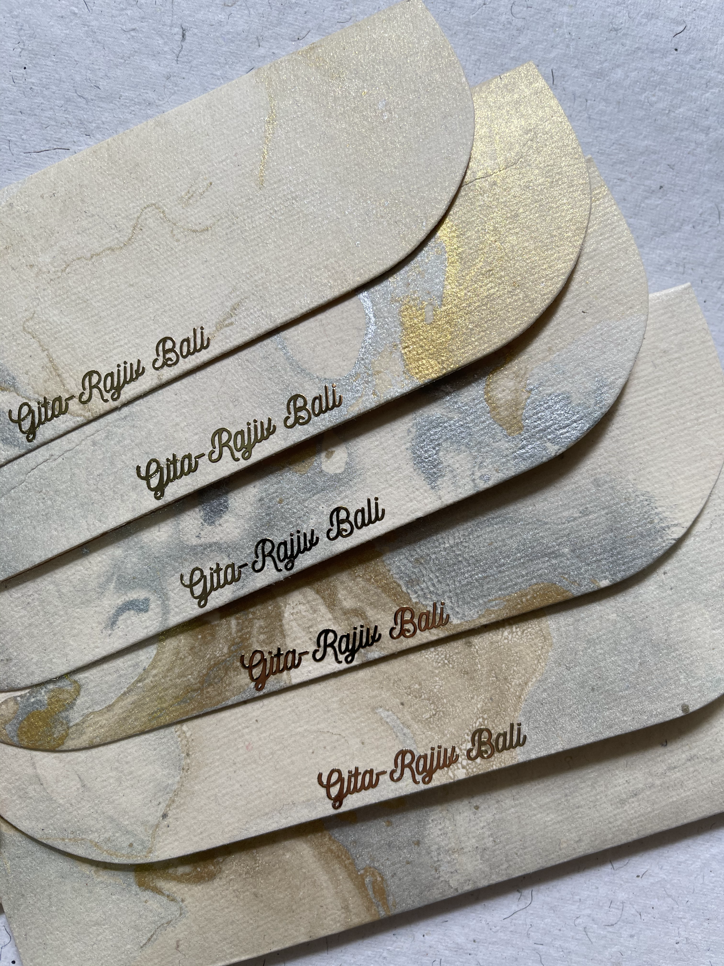Personalised Marble Money Envelopes