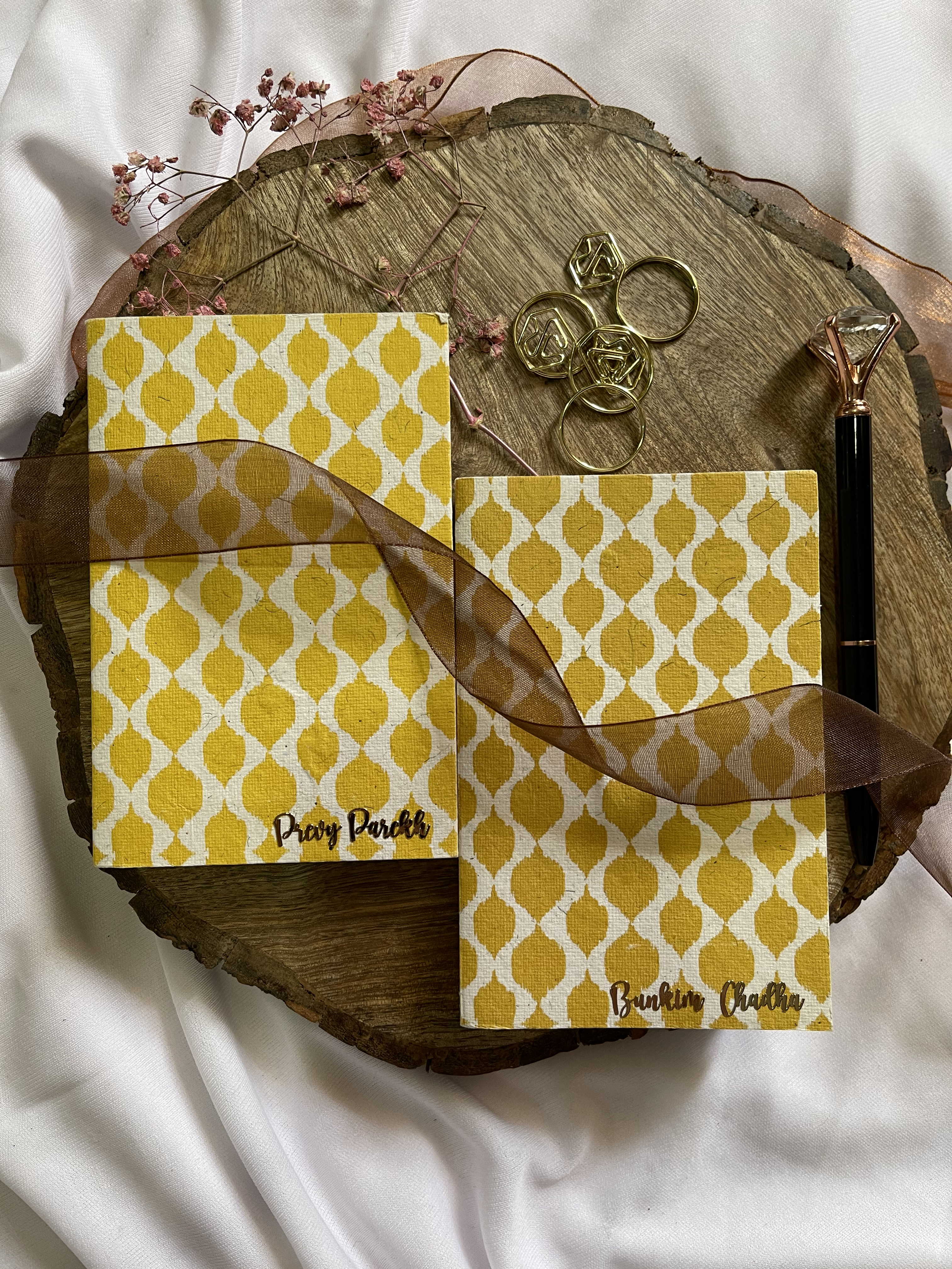 Personalised Ikkat Pocket Diary