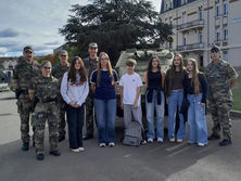 Classe défense à la caserne Richemont