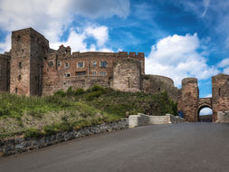 Bamburgh Castle Entrance, Northumberland