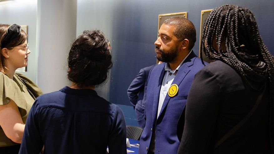Brandon Keyonte President and CEO Brandon Downey delivers keynote speech at student-led ...
