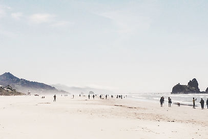 Beach With Rock Formations