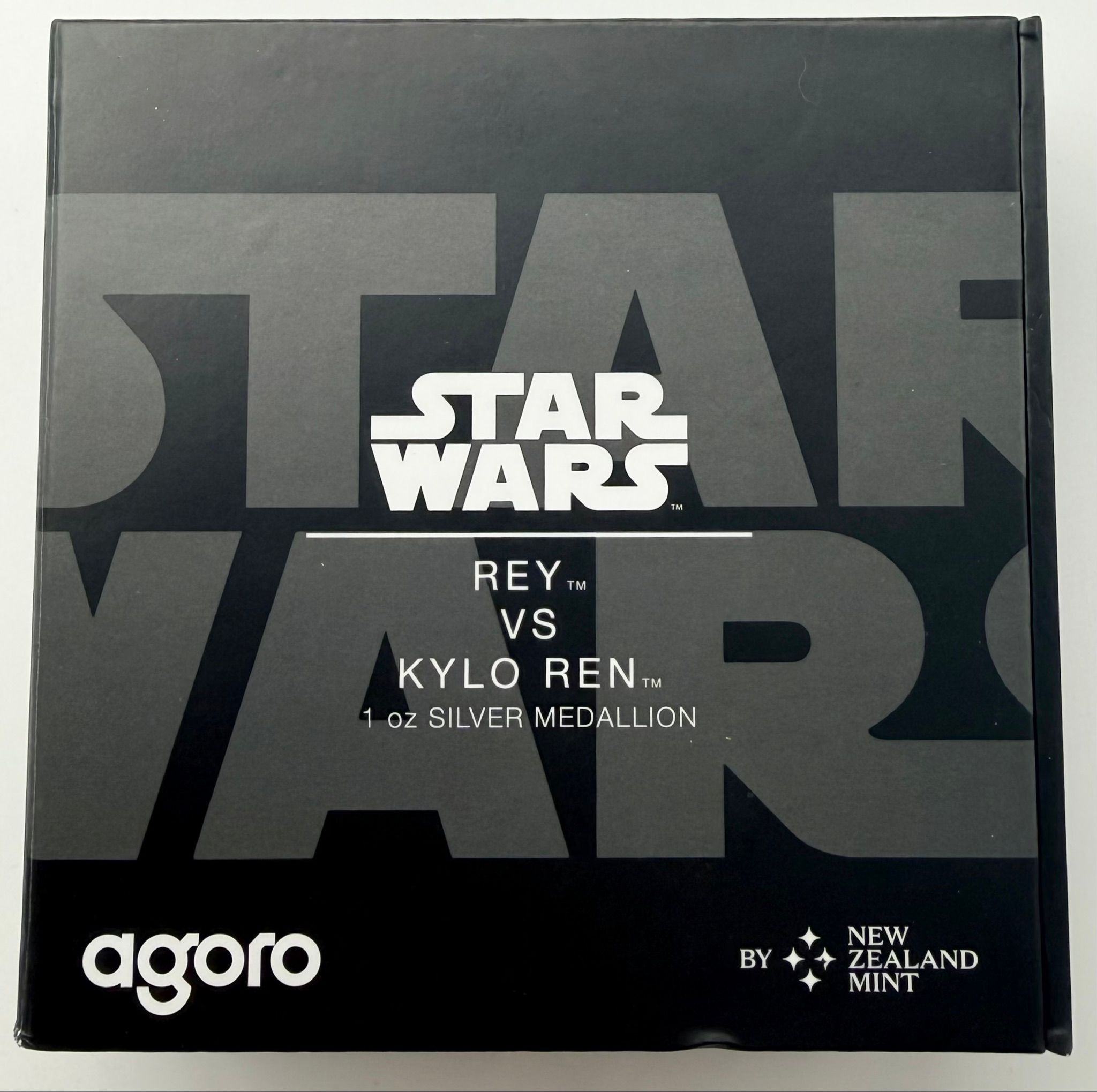 Star Wars Rey vs Kylo Ren 1oz Silver Medallion