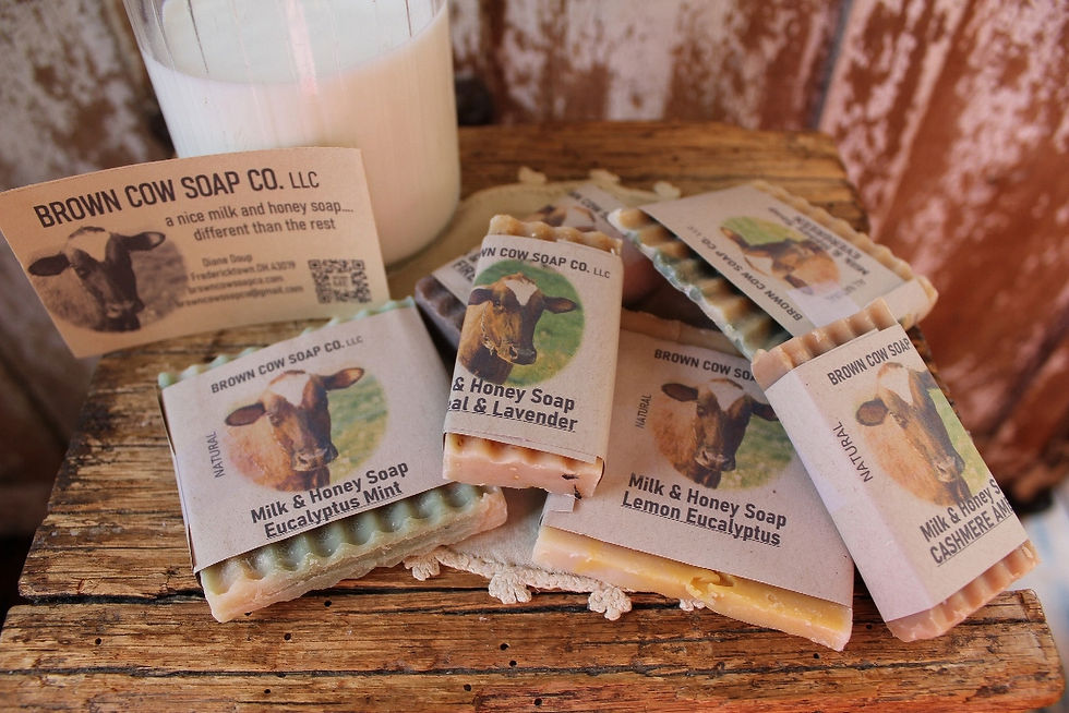sample size natural milk and honey soap bars for gifting and party favors