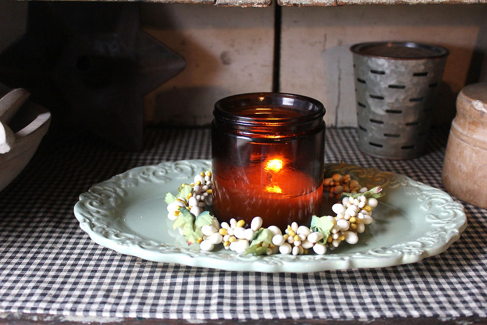 brown cow soap company tallow and beeswax candle