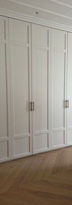 Bespoke Classic Wardrobe with mouldings handcrafted in Marbella. 