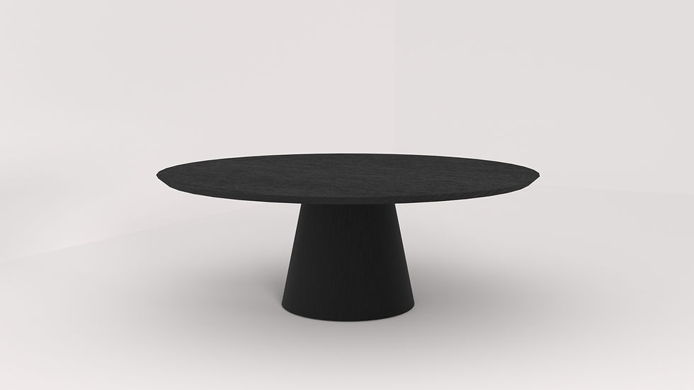 Miniatura: 88 Round Oak Table