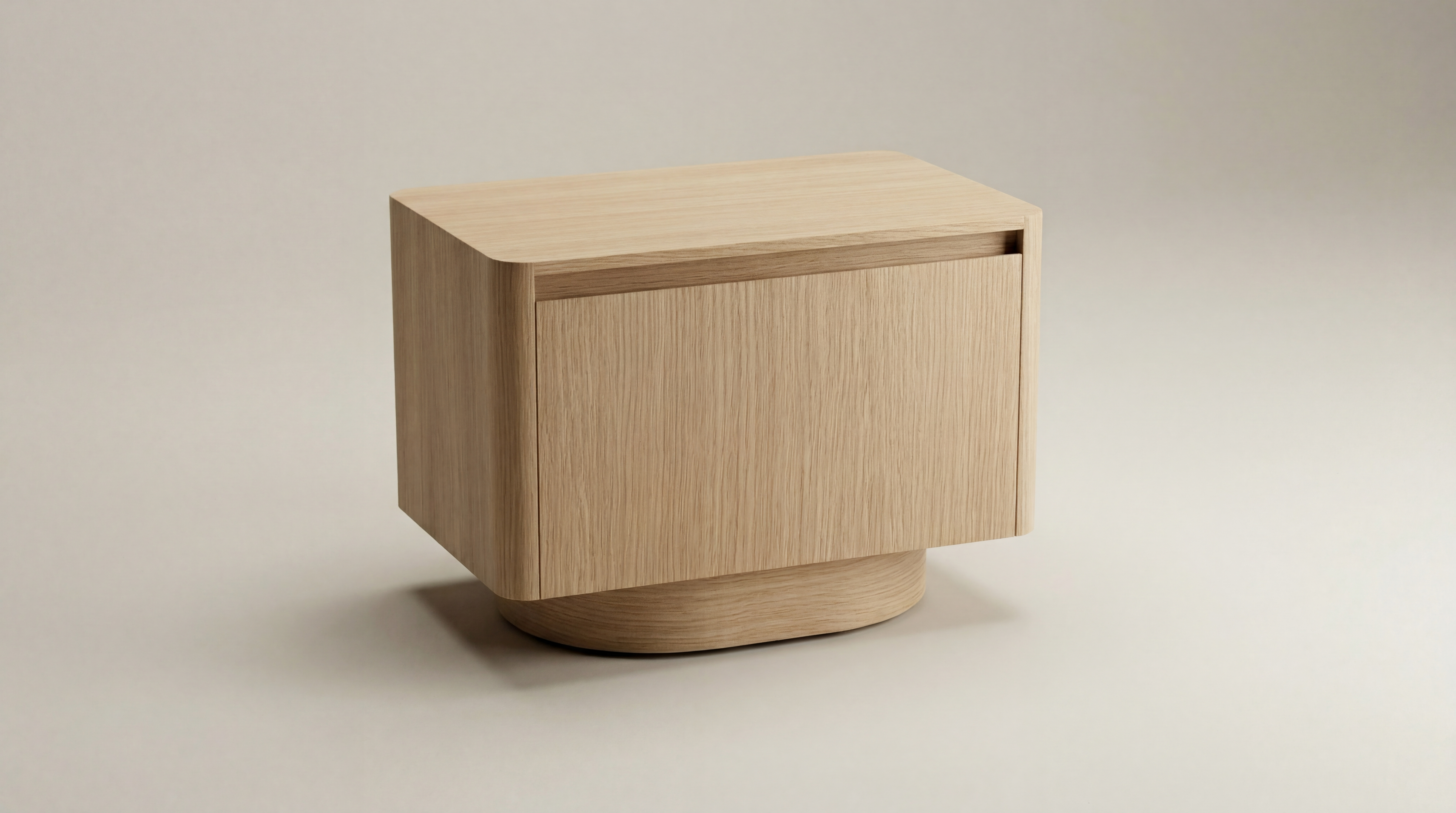 Domino Oak Nightstand