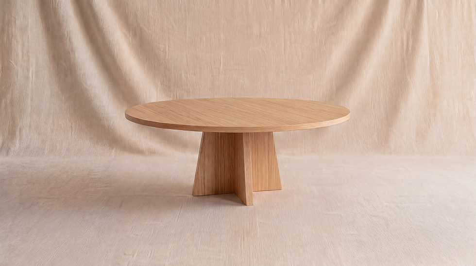 Miniatura: Plus Round Oak Table