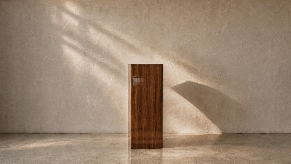 Thumbnail: Sato Walnut High Gloss Pedestal
