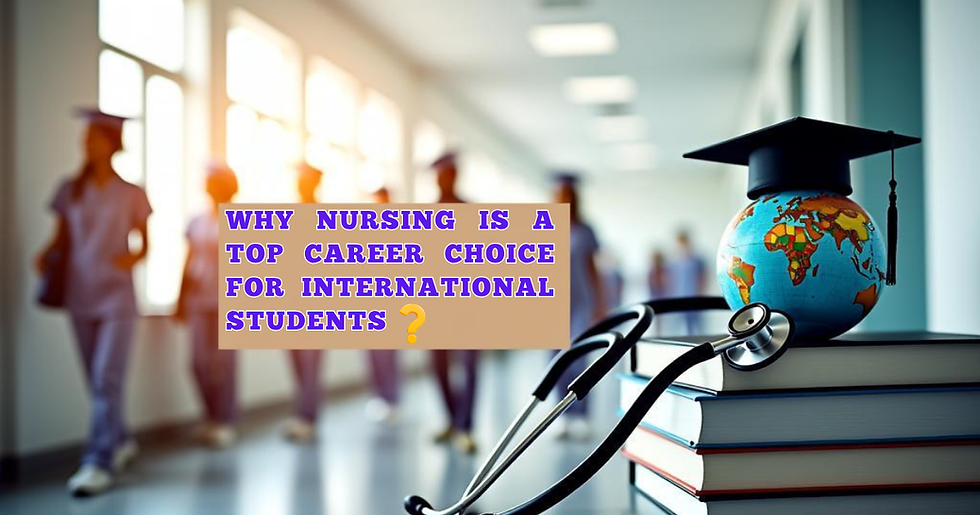 WHY NURSING IS A TOP CAREER CHOICE FOR INTERNATIONAL STUDENTS?