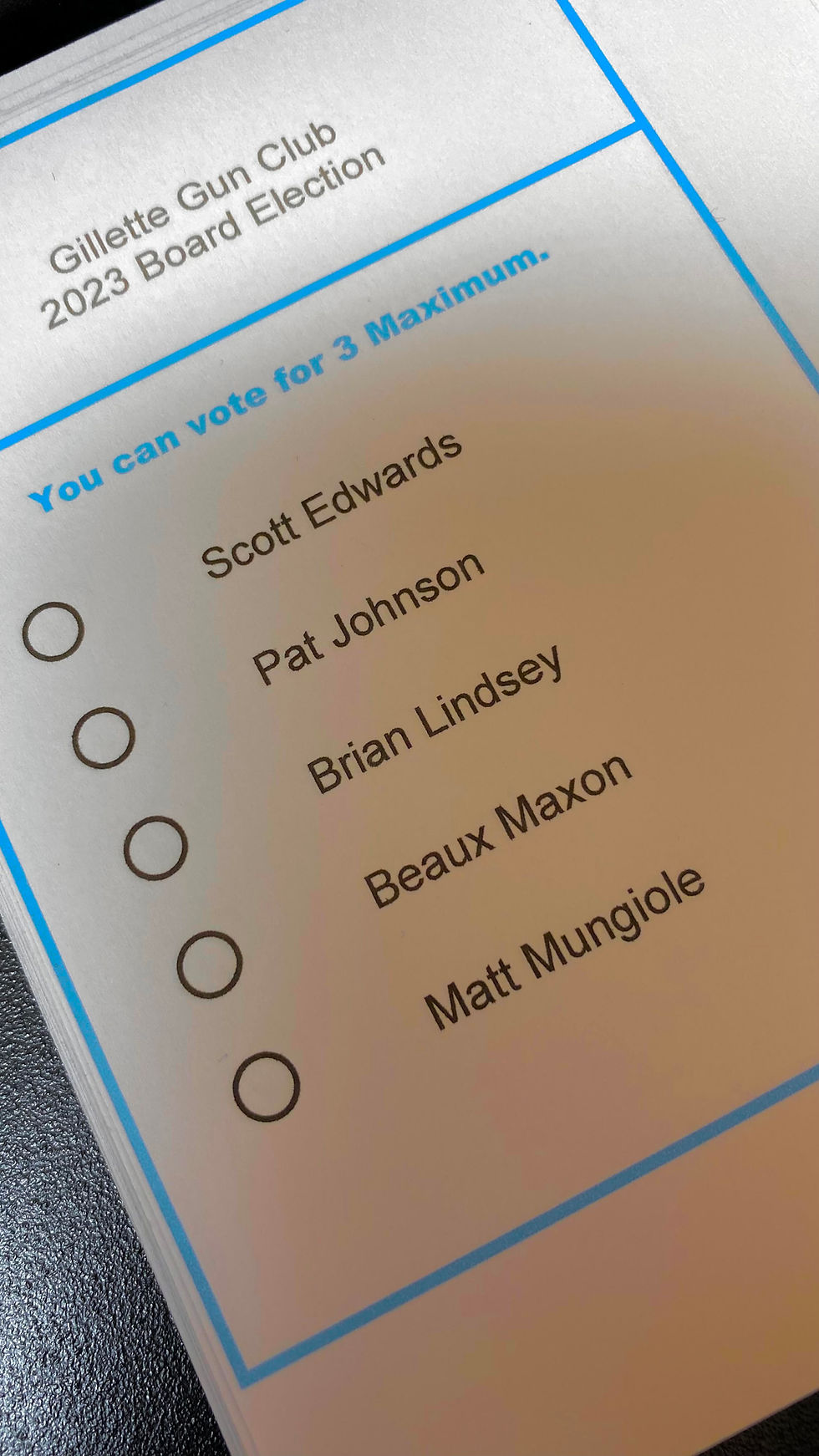 Board Members Election Meeting