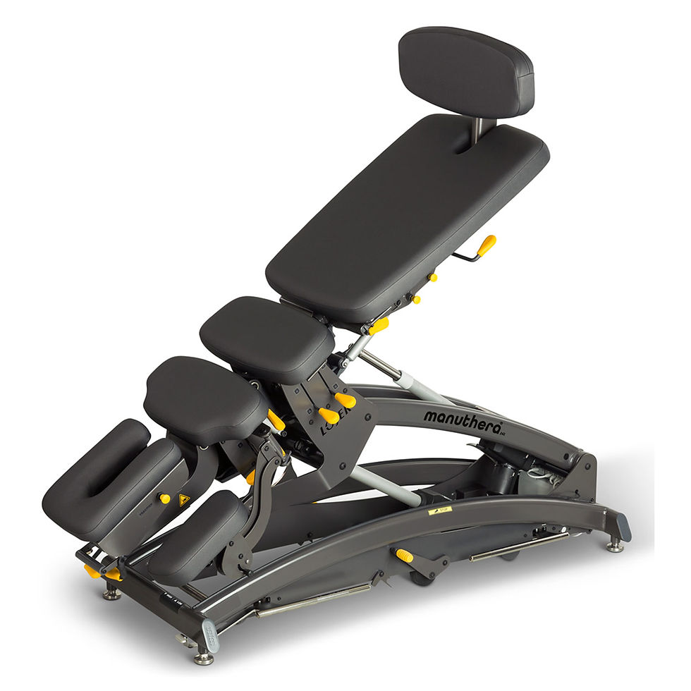 dreidimensionale Verstellung der Therapieliege