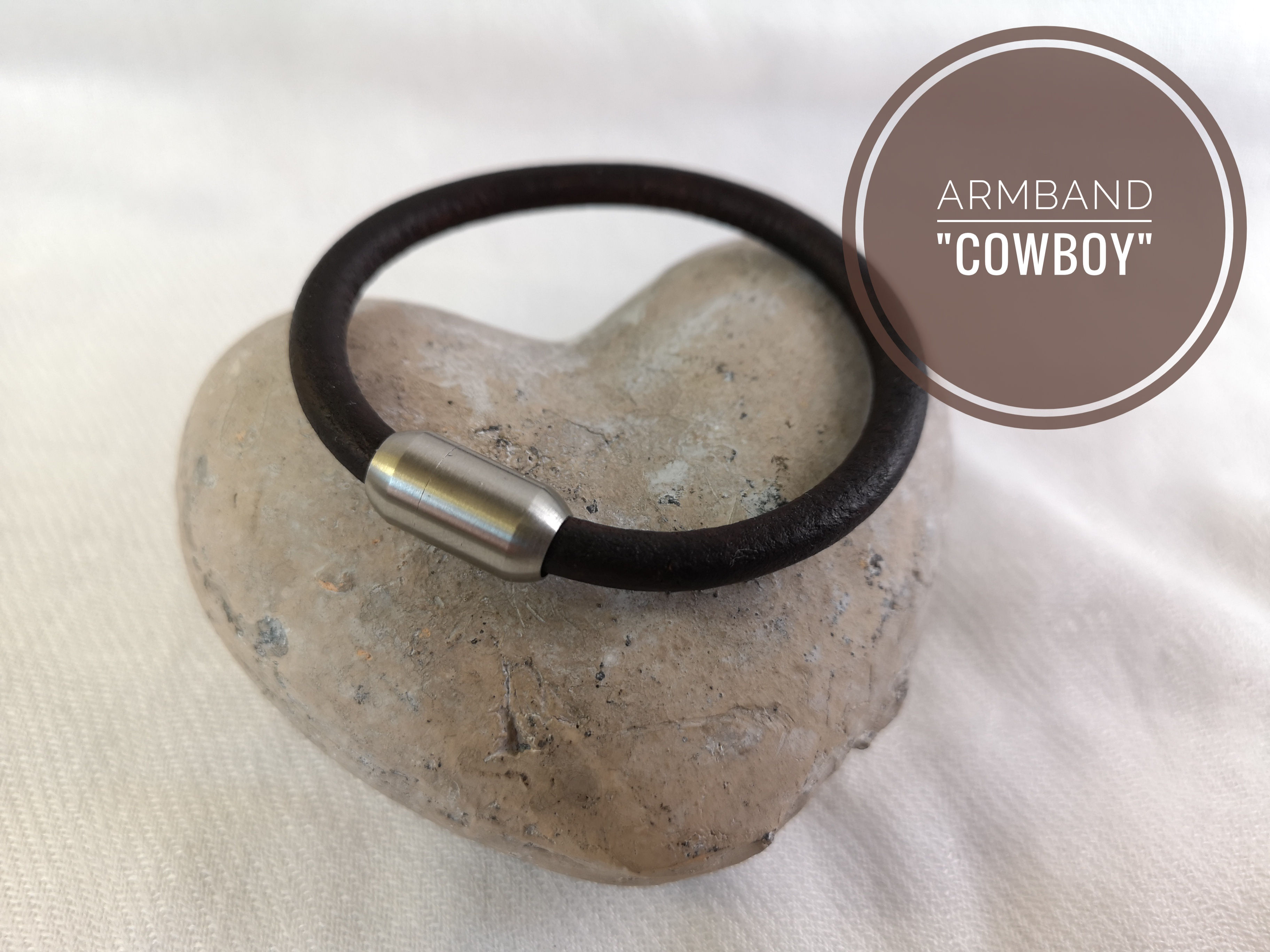Leder-Armband "Cowboy"