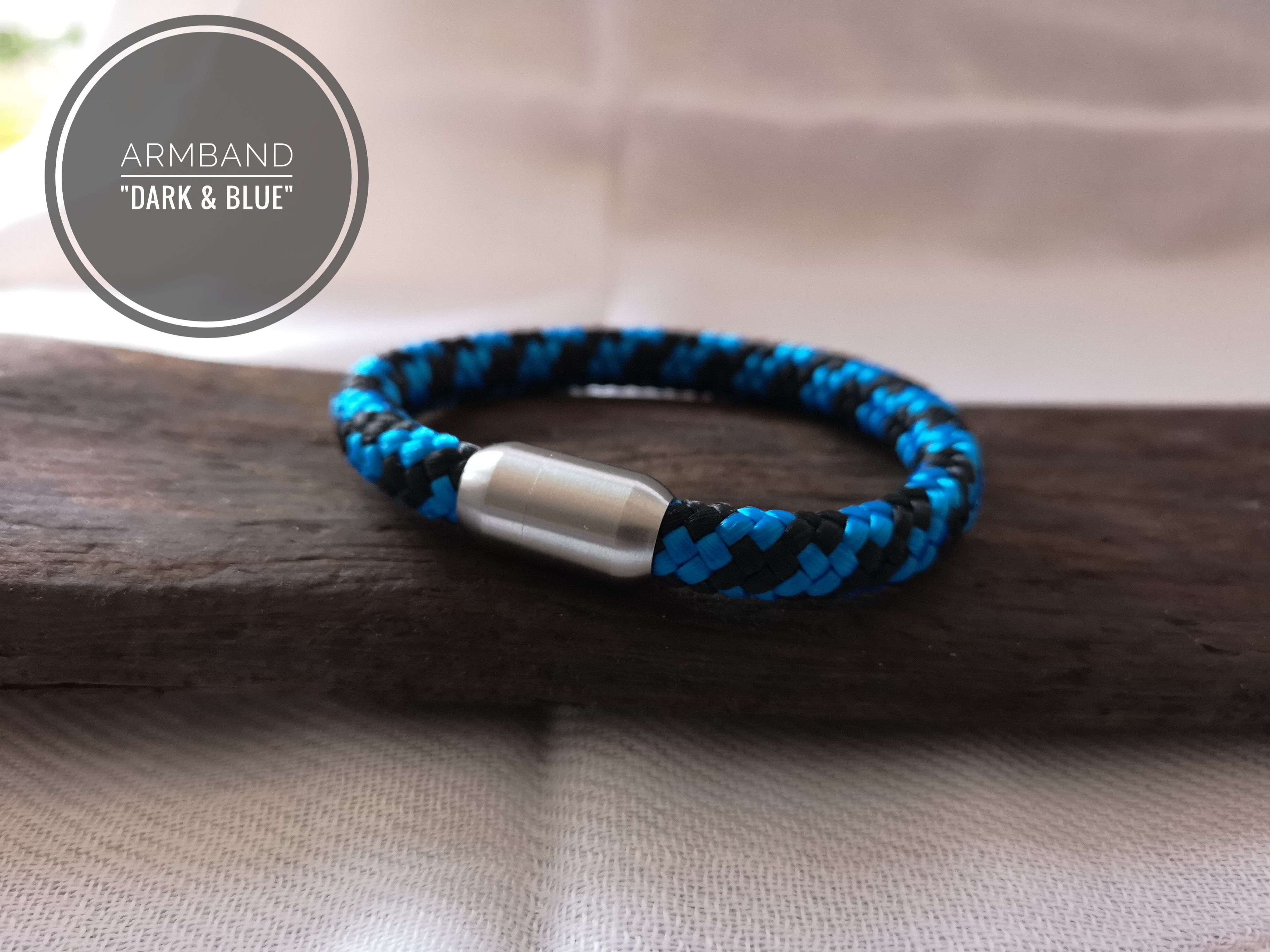 Armband "Dark & Blue"