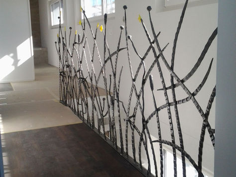 Geländer aus Schmiedeeisen