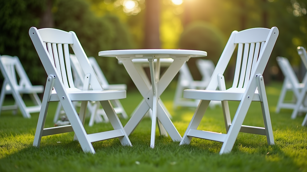 Affordable Event Furniture Rental: Tables and Chairs for Every Occasion