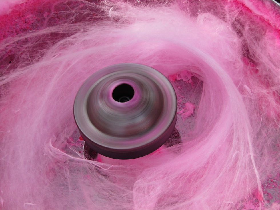 Candy floss machine