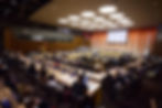 Above: Attendees at the 2025 UN Fashion and Lifestyle Network Annual Meeting, held in the Economic and Social Council Chamber (ECOSOC) at United Nations Headquarters in New York.