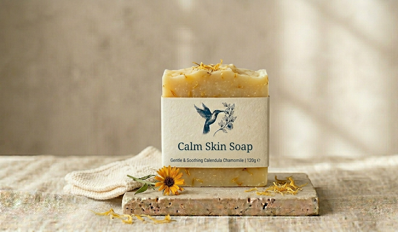 Calm Skin Soap | קמומיל וקלנדולה