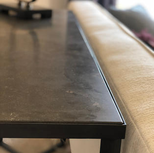 Marble-topped table