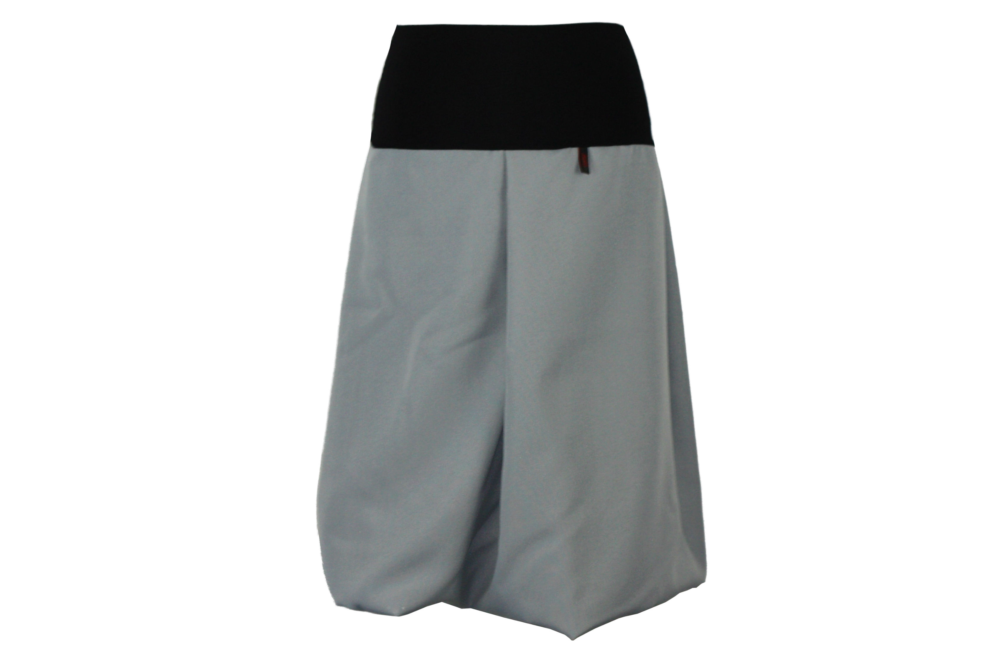 Ballonrock Hellgrau Schwarz