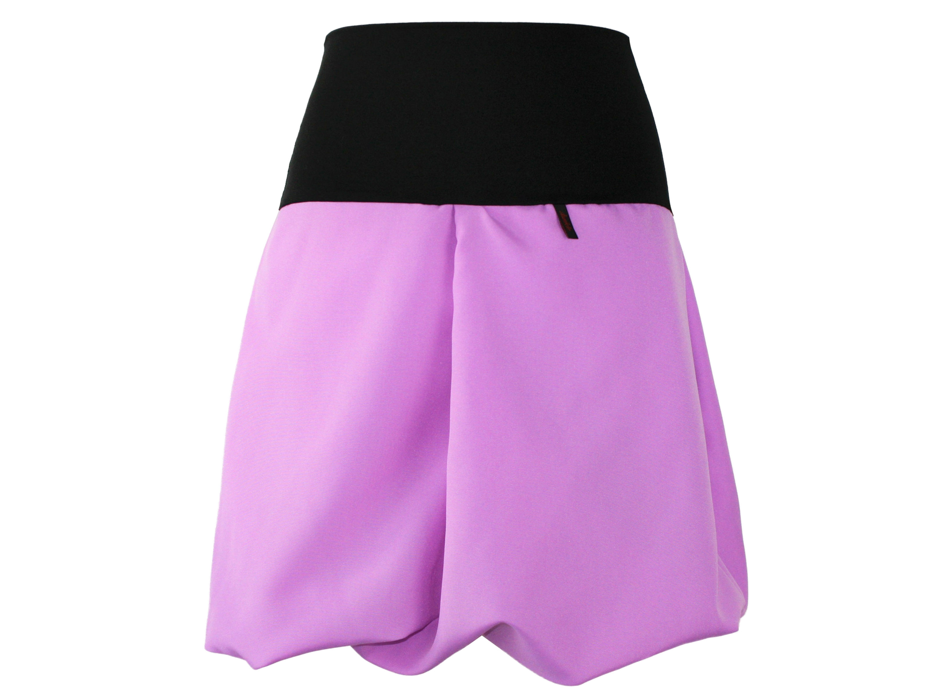 Ballonrock Flieder Lila Schwarz