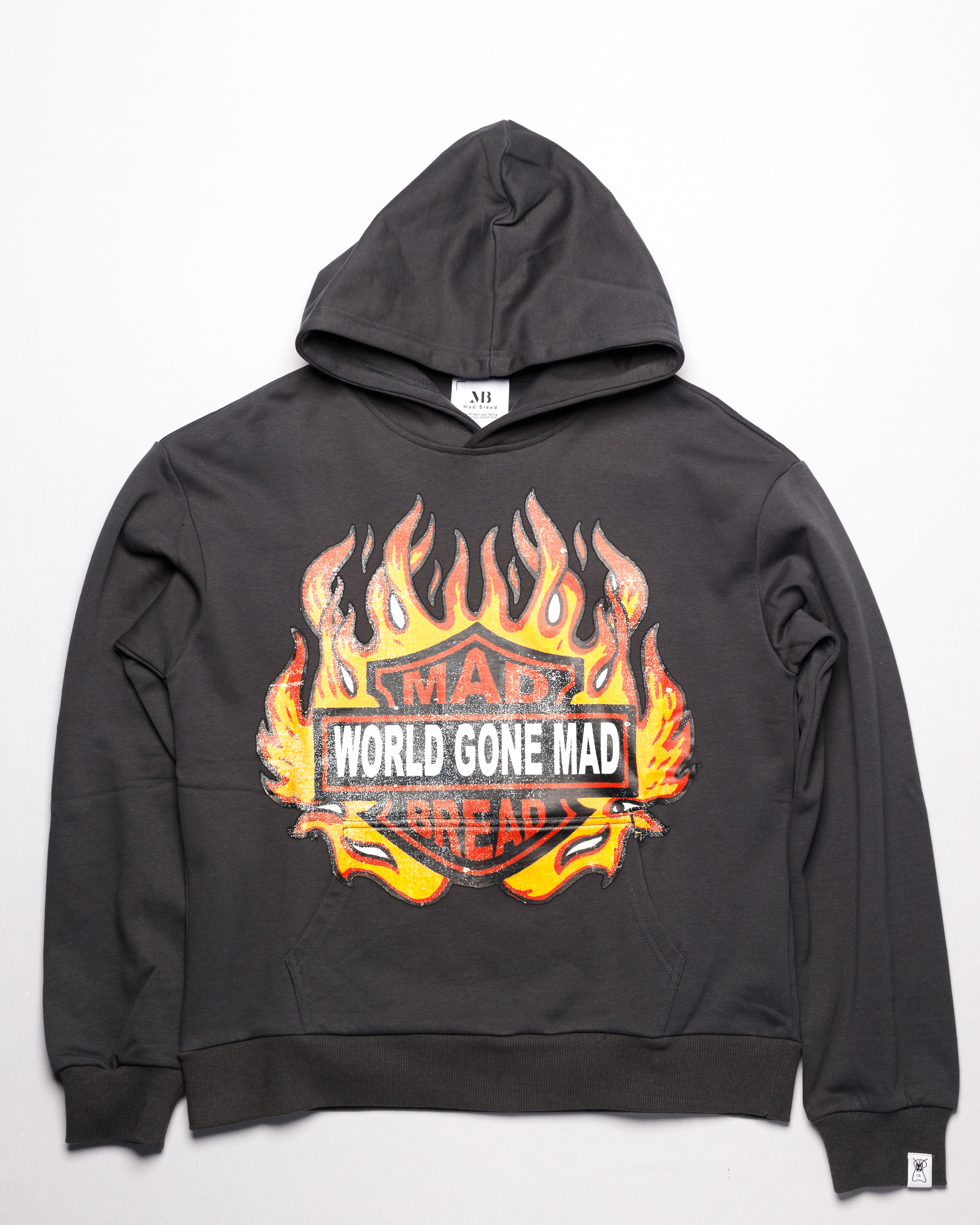 Mad Bread Hoodie Grey
