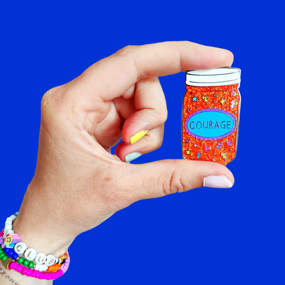 Thumbnail: Courage Large Enamel Pin