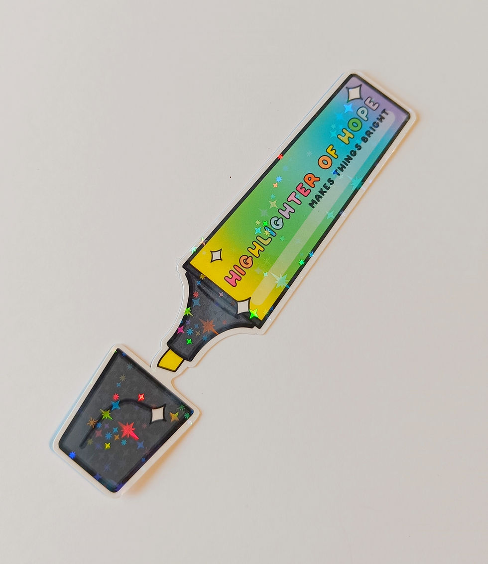 Thumbnail: Stationery set of positivity sticker pack