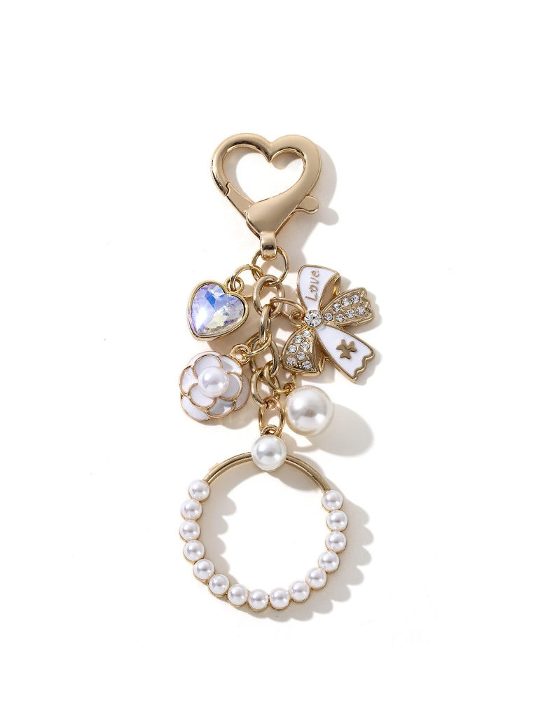 Miniatura: Heart-Shaped Enamel Keychain