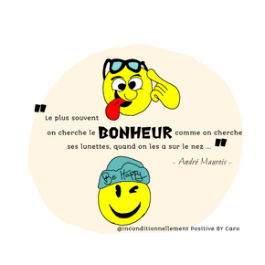 Le bonheur sous les yeux