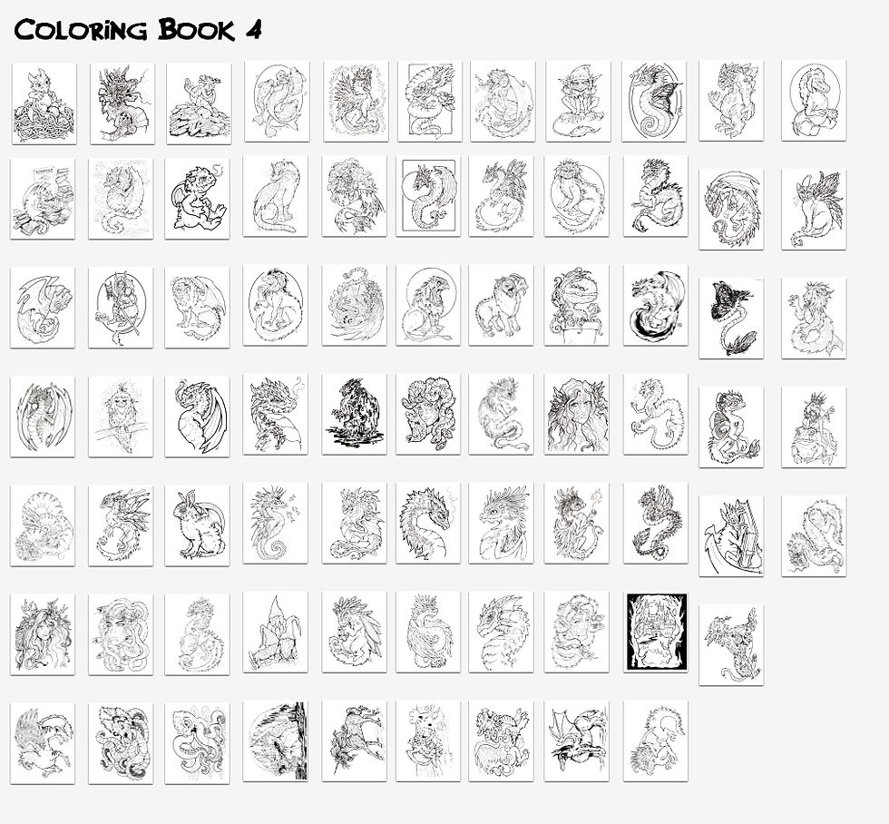 Thumbnail: Fantastical Coloring #4 (PDF Download)