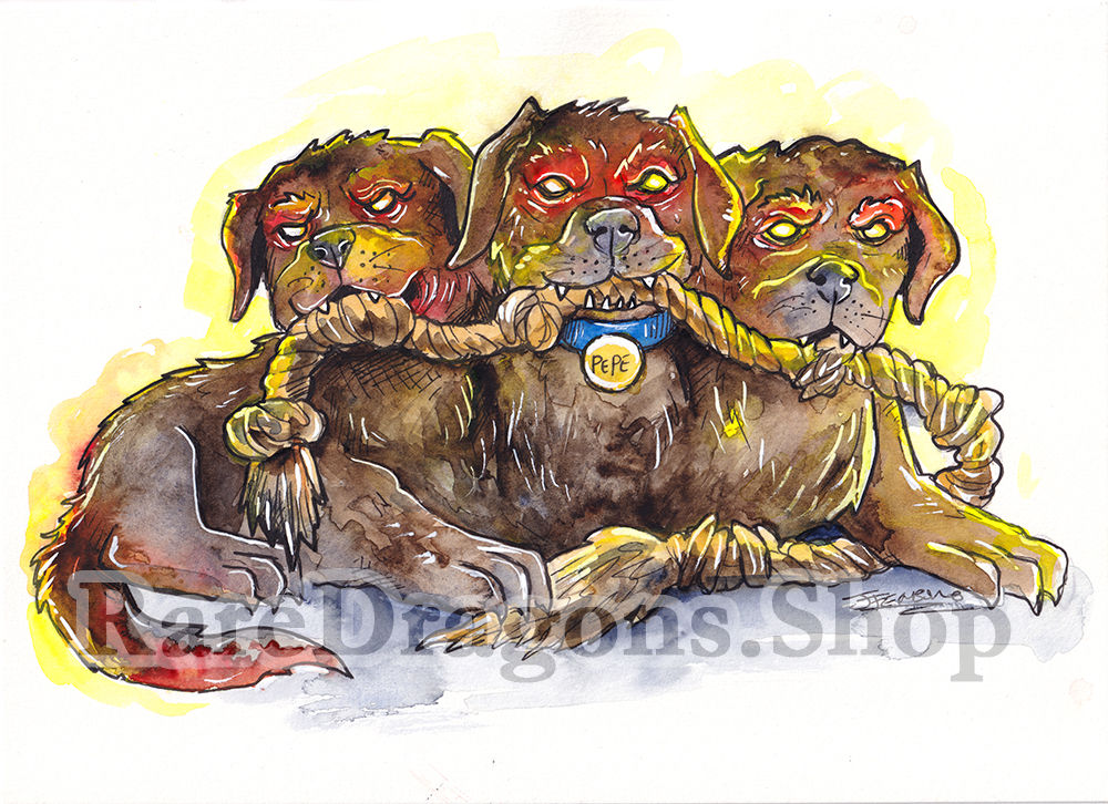 Pepe's Rope Toy Painting