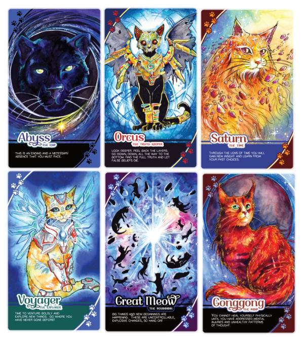 Thumbnail: Cosmic Cats Oracle Set