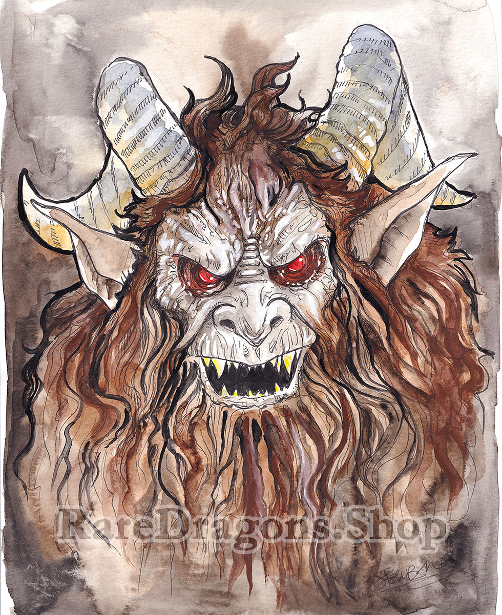 Krampus Painting