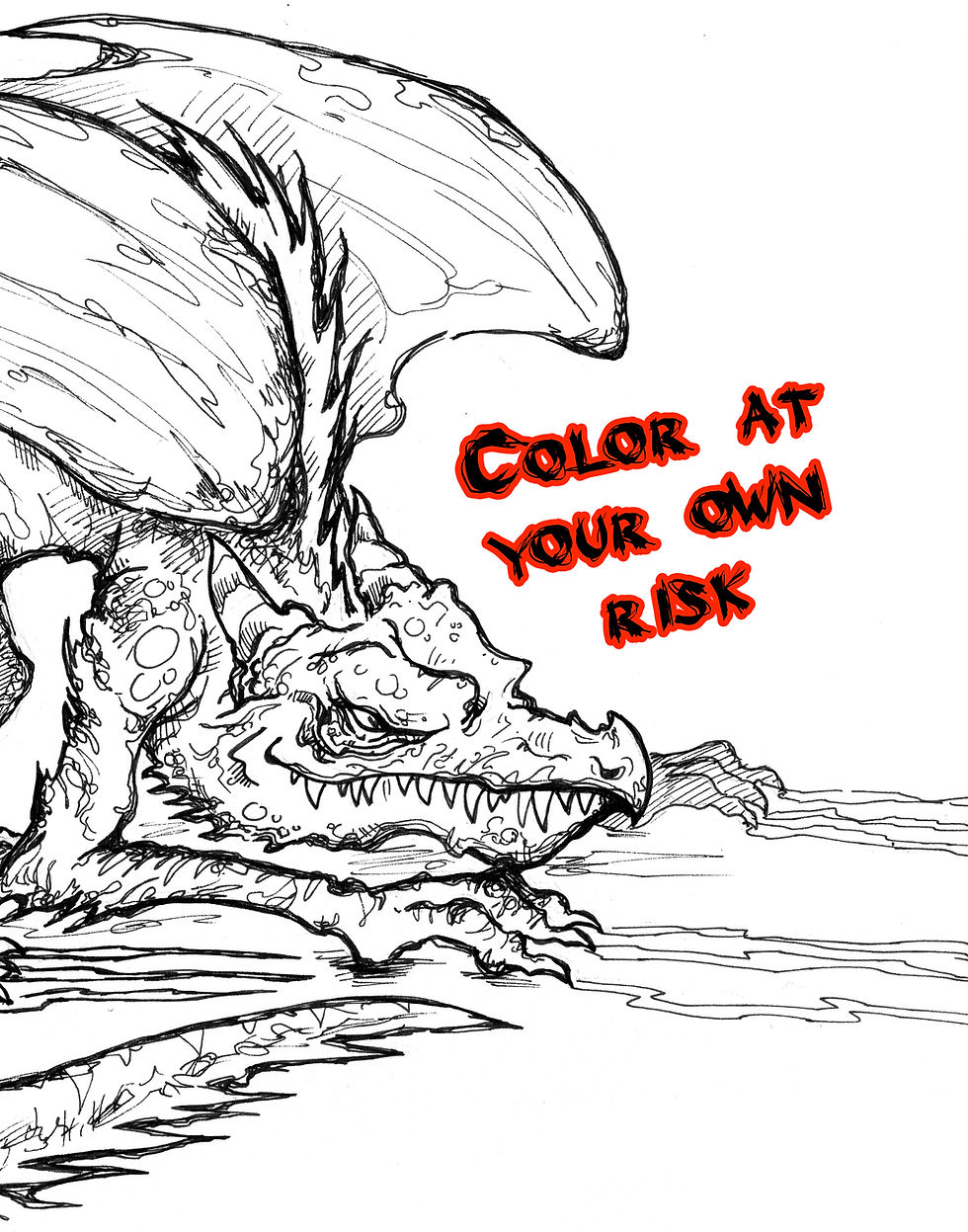 Thumbnail: 26 Very Deadly Dragons Coloring Book (PDF Download)
