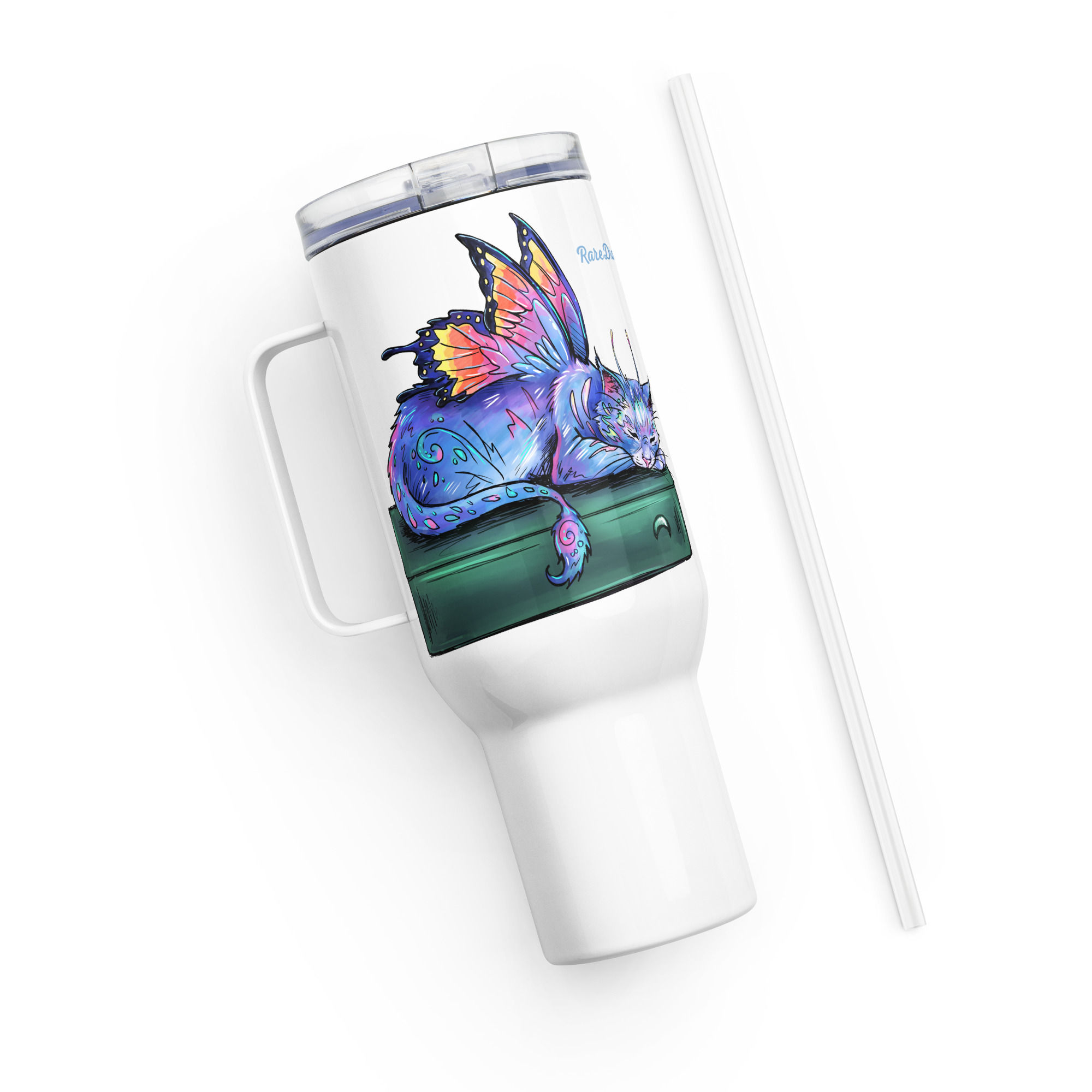 Deluxe Butterfly Kitten Travel mug