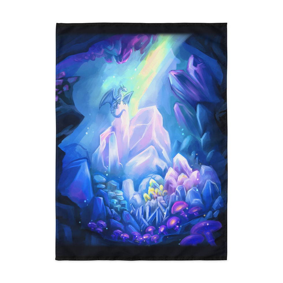Thumbnail: Crystal Cave tapestry