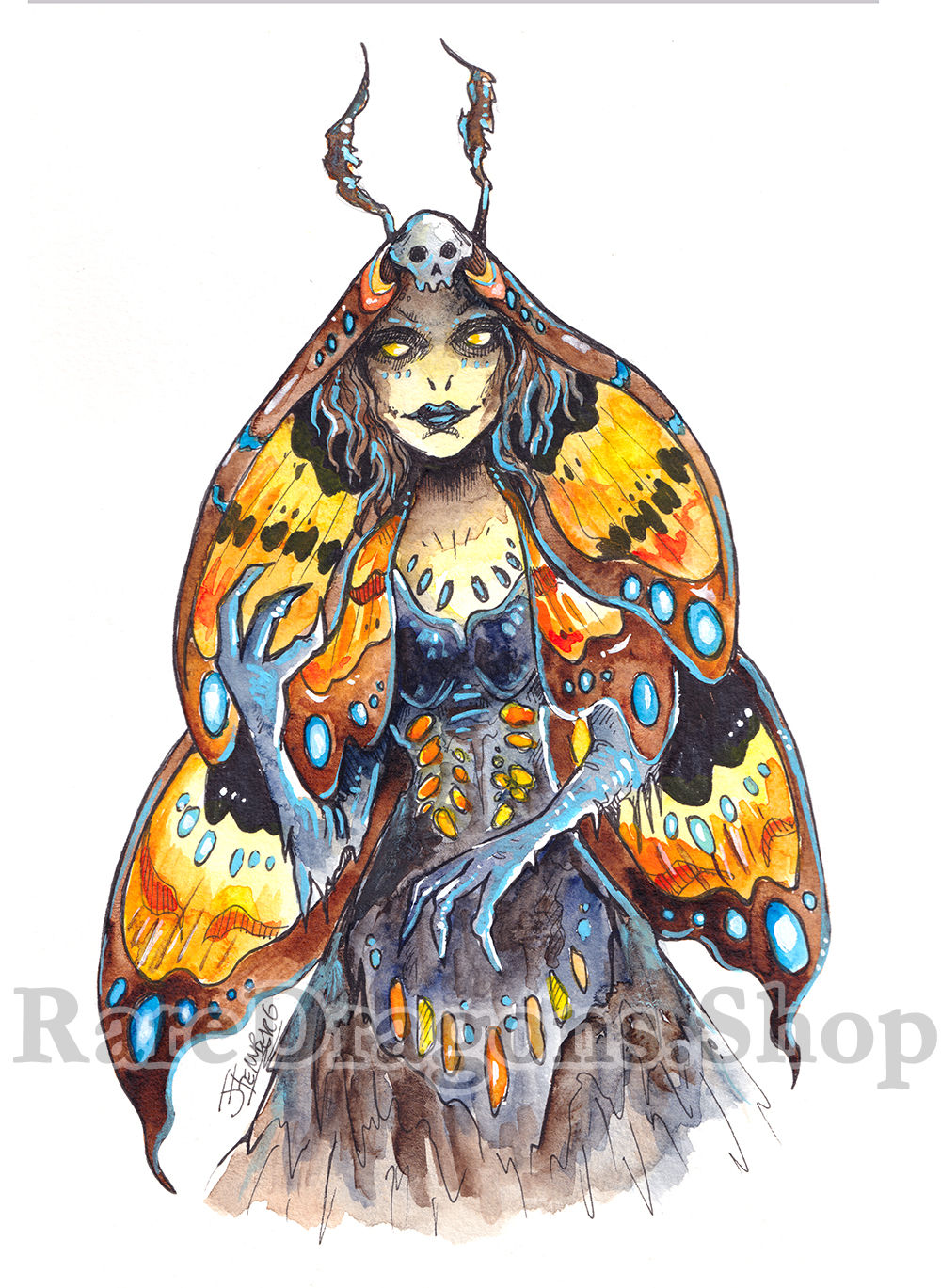 False Moth Painting