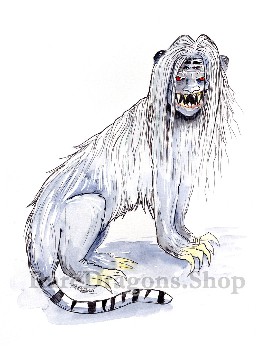 Mimic Tiger Watercolor