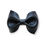 Thumbnail: Faux Leather Bow Clip - Black