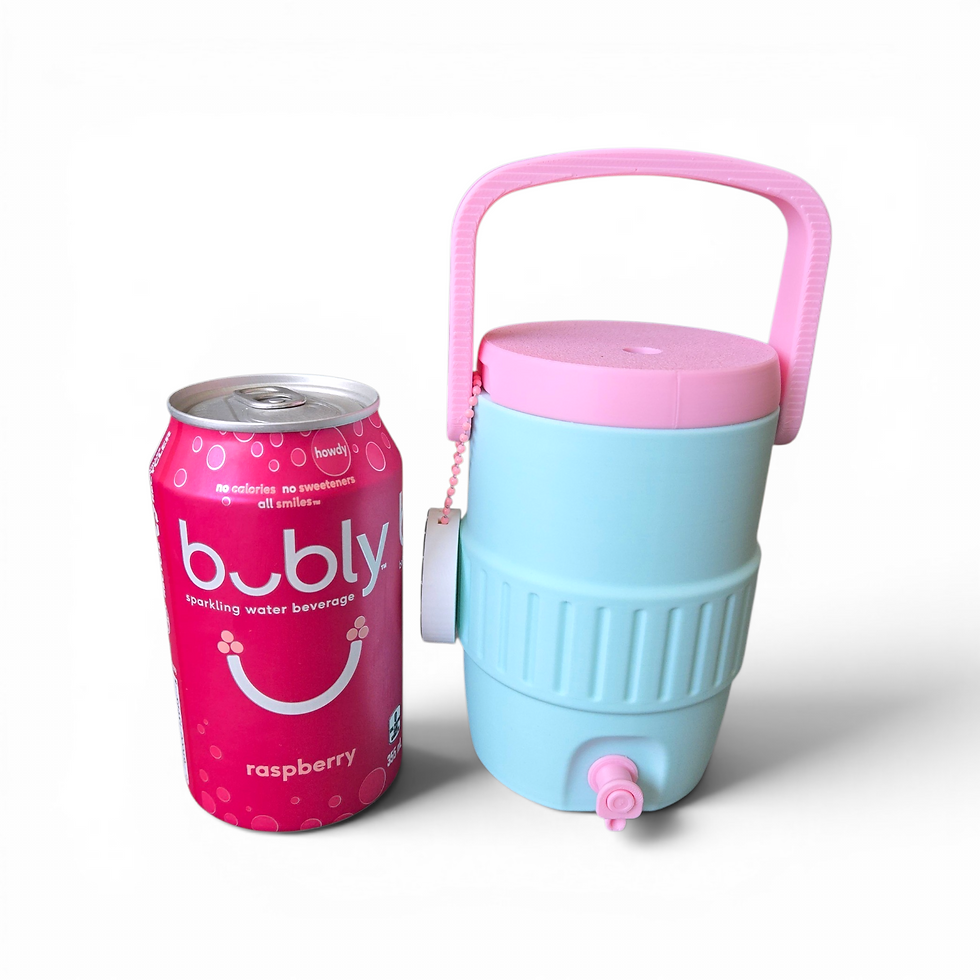 Thumbnail: Can Cooler - Blue & Pink