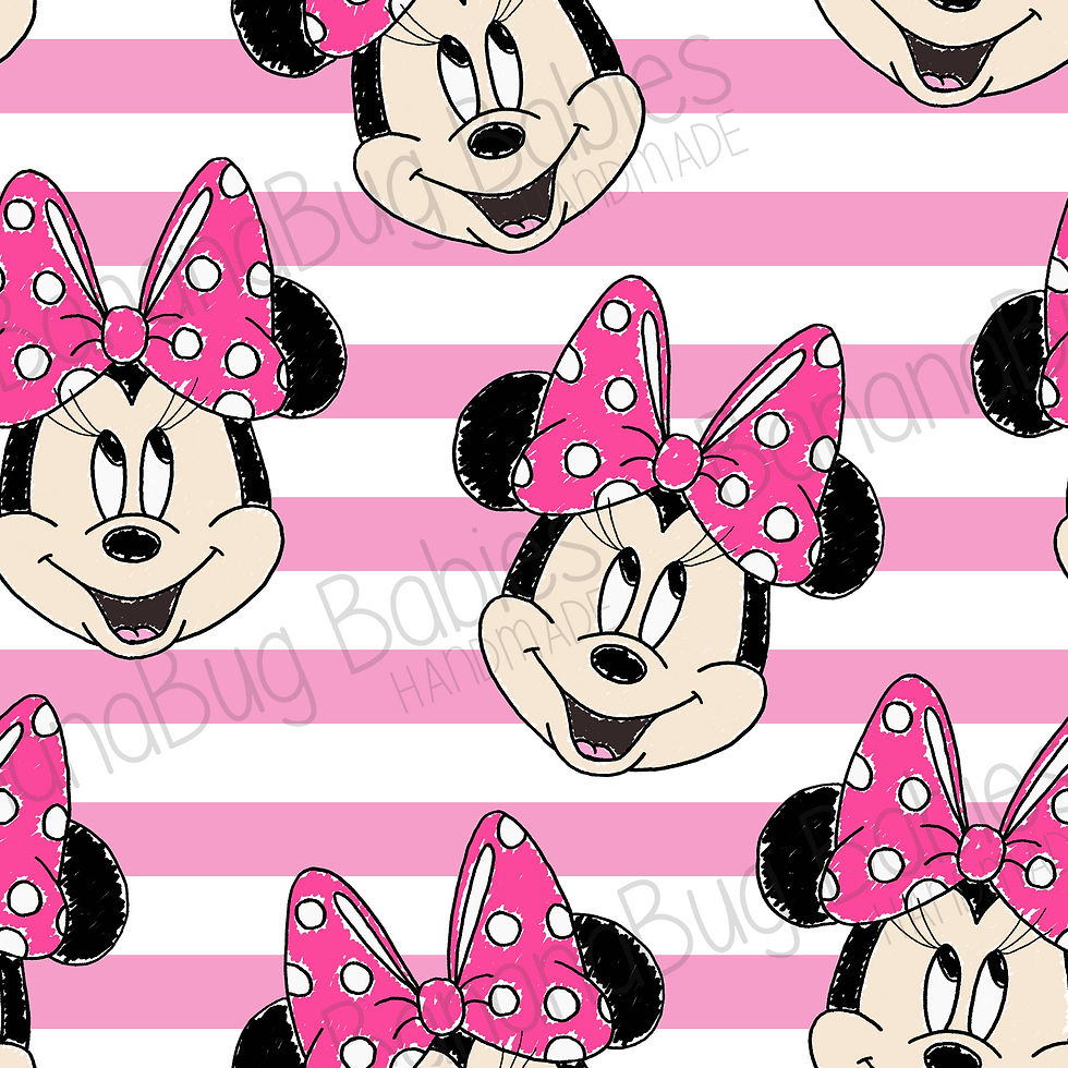 Mrs Mouse on Stripe