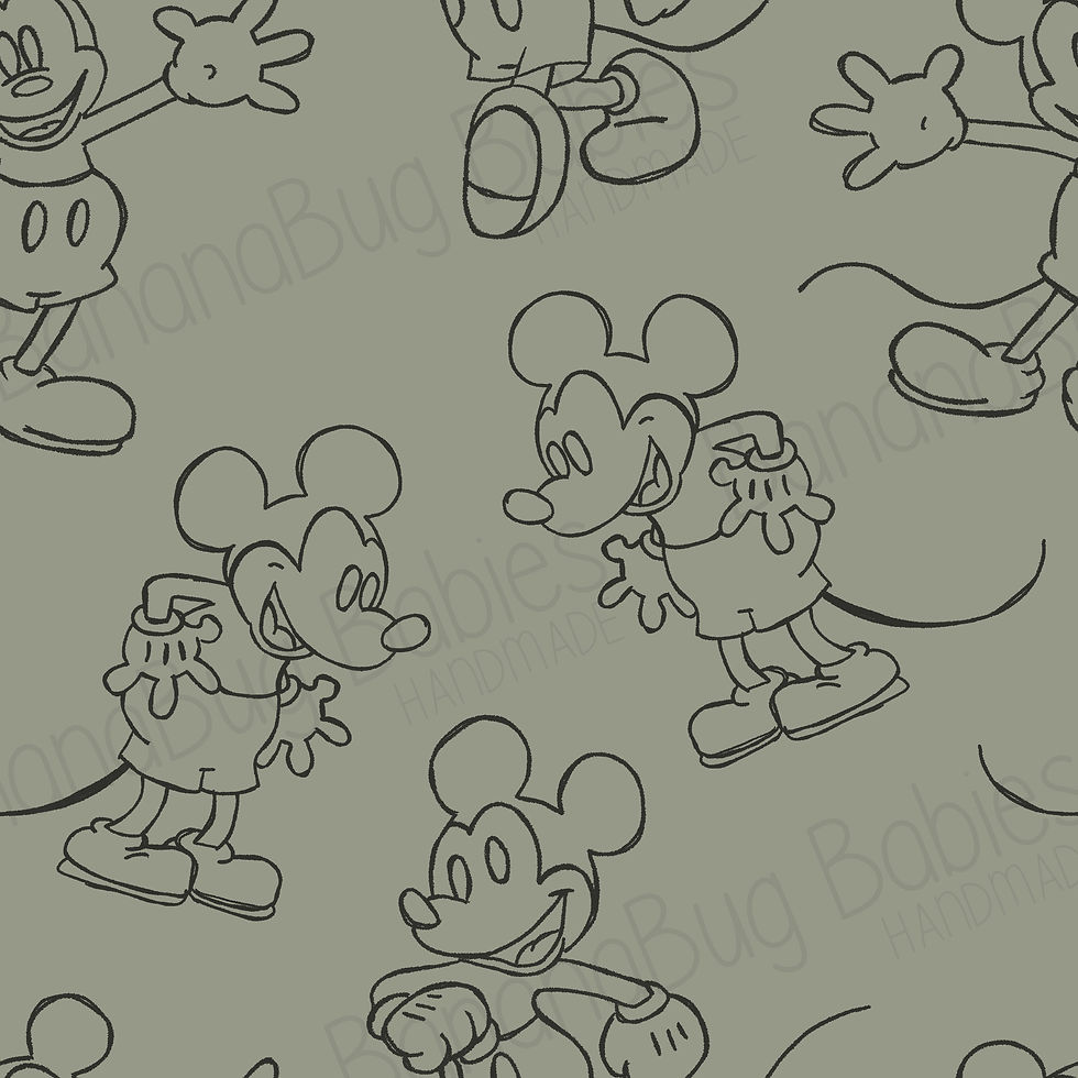 Mouse Sketch Green