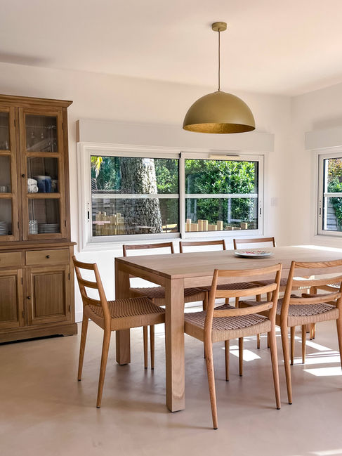 Salle à manger - Projet Dune, Moliets, Laura Berthelot Architecte d'intérieur.