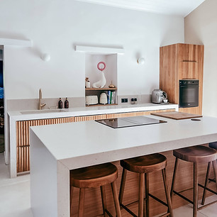 Cuisine Saint Martin. Laura Berthelot, Architecte d'intérieur, décoration et design dans les Landes (40).