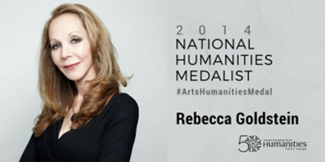 Rebecca Goldstein Receives the National Humanities Award